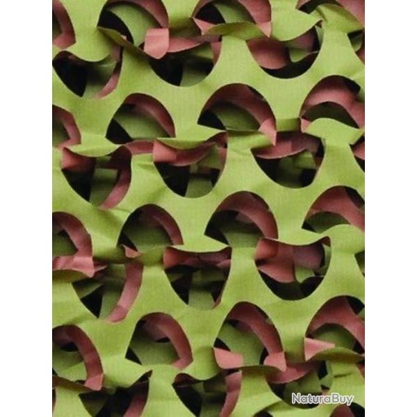 FILET CAMOUFLAGE GAMME BASIC 3 X 1.4 M MARRON/VERT