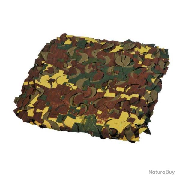 FILET DE CAMOUFLAGE GAMME BASIC 3D 6 X 2,4 M IMPRIME TRICOLOR