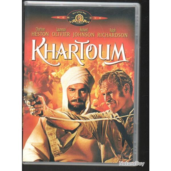 khartoum chatlton heston, laurence olivier, avebture , guerre coloniale , �gypte-soudan