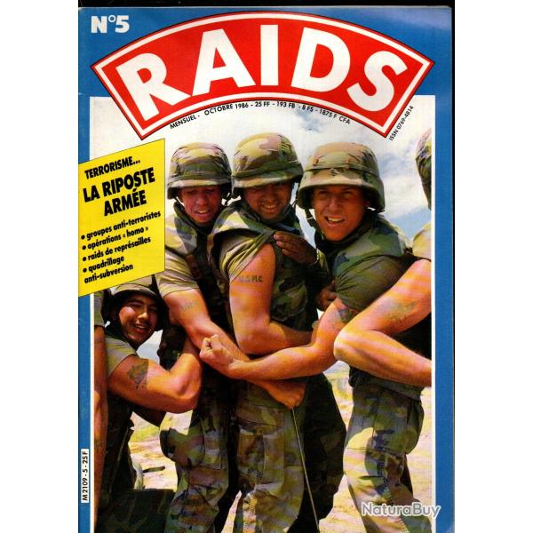 raids 5, collector, afrique du sud, sentier lumineux, otan sardaigne, perdu dans le d�sert ,