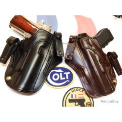 ETUI GALET "KIDNEY" pour GLOCK et autres (Entreprise Artisanale Fran&ccedil;aise)