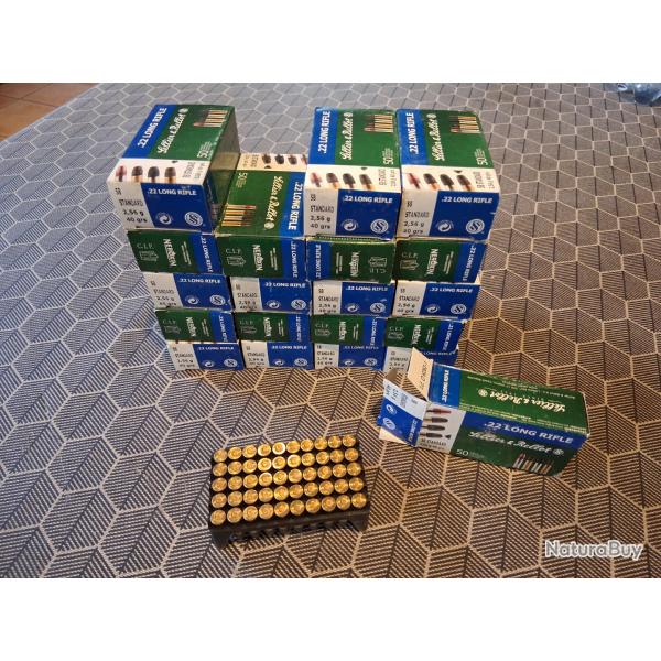 1e Lot 1000 cartouche 22LR sellier bellot