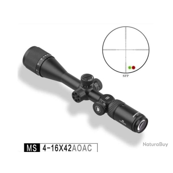 Lunette de tir DISCOVERYOPT MS 4-16X42AOAC SFP-MOA