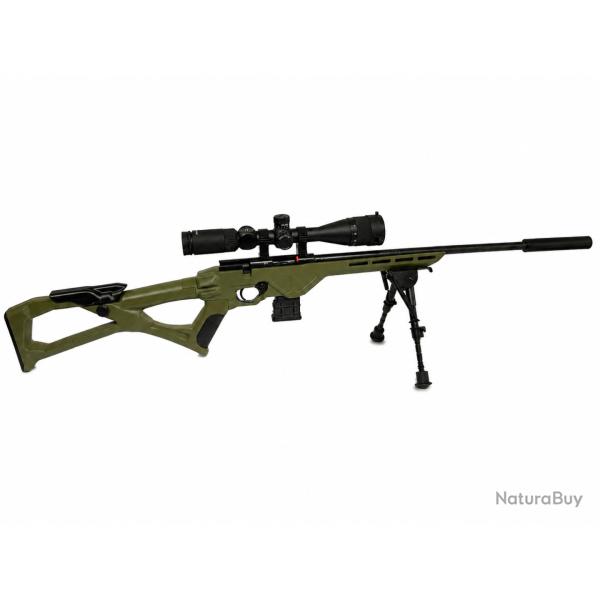 Kit ch�ssis tactical .22LR Olive green � Citadel Trakr / Rossi 8122 / Mossberg 802 Plinkster