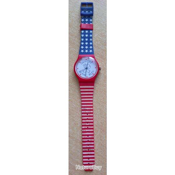 Montre Blanc Bleu