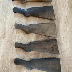 ot de 5 crosses de fusil de chasse