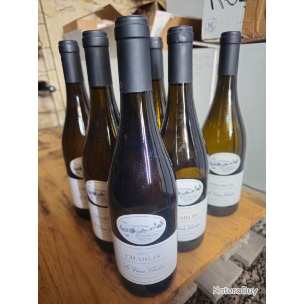 6 bouteilles de chablis 2023Le vieux clocher