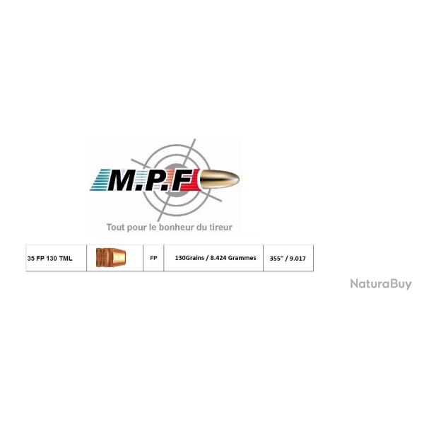 BallesMPF 35 FP 130 Gr TML �355 Ogives Cuivr�es / 500  sp�ciales PCP port gratuit prix attractif