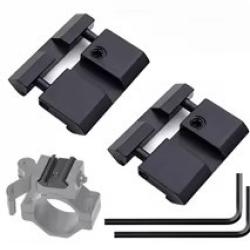 Embase adaptateur pour montage de lunette, queue d'aronde 11 mm vers 20 mm, montage sur rail Picatin