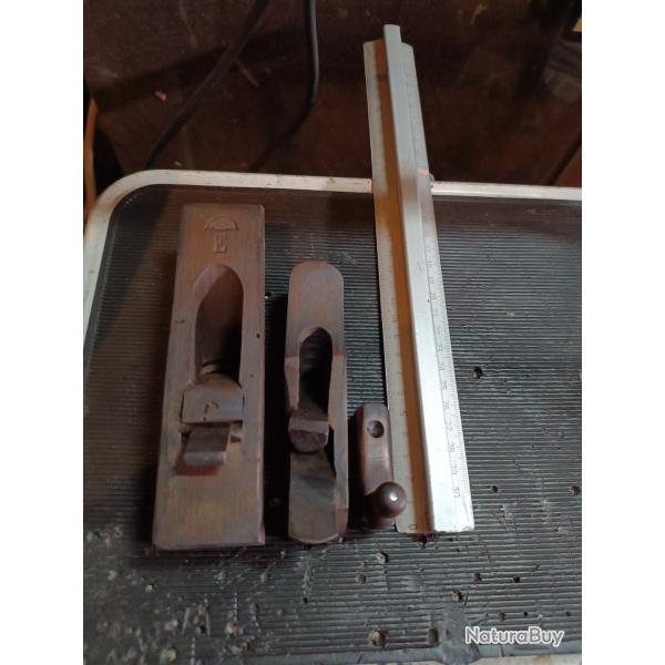 Lot Mini rabot armurier ancien