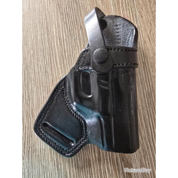 Holster �tui cuir pour port discret GLOCK 19 NEUF