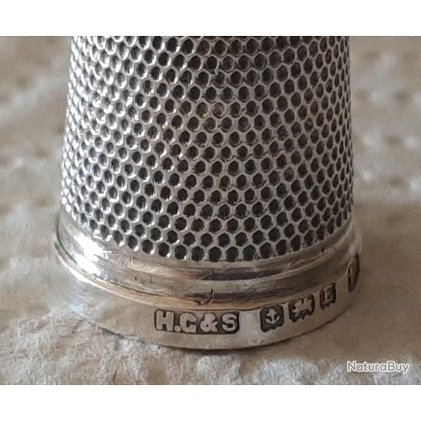 D� a coudre de collection en argent 925 de Henry Griffith & Sons Lt