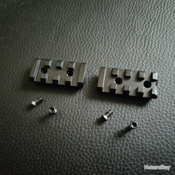 Embases Picatinny 10 MOA pour Tikka M65, Tikka M55, Tikka M695 & Tikka M595