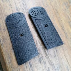 Reproduction plaquettes de crosse pour pistolet Dreyse 1907 cal 7.65