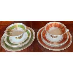 Tasses porcelaine anciennes