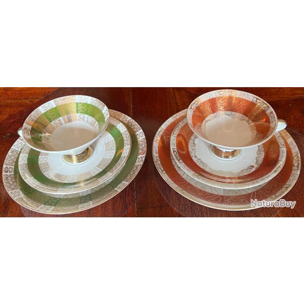 Tasses porcelaine anciennes