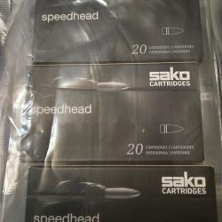 Cartouche SAKO SPEEDHEAD 222REM MAG