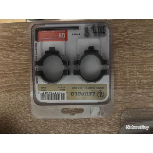 Collier leupold montage pivotant