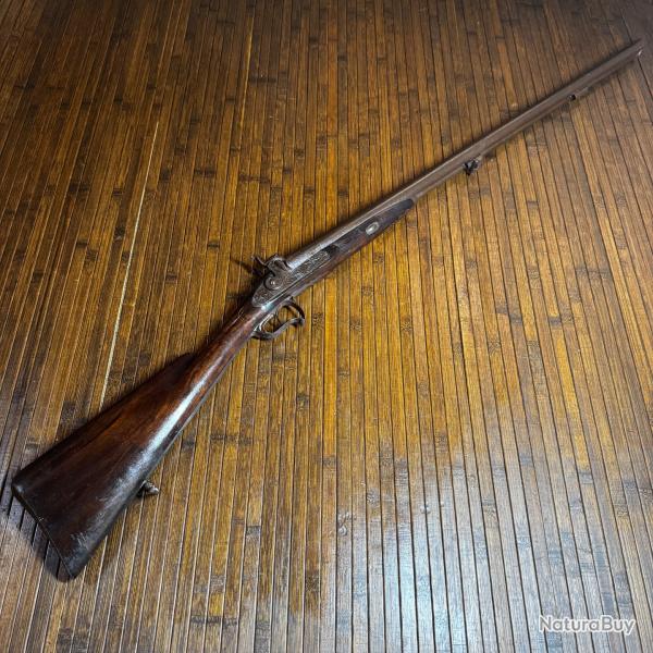 FUSIL DE CHASSE JUXTAPOS�S A PERCUSSION