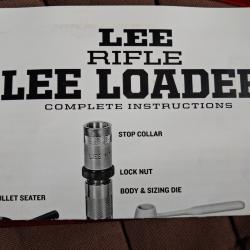 RECHARGEMENT Outil portatif LEE calibre 30 30