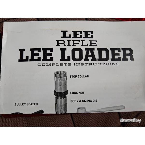 RECHARGEMENT Outil portatif LEE calibre 30 30
