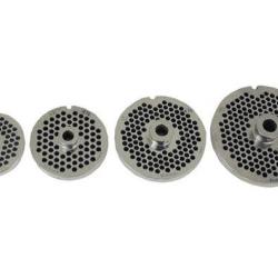 Fapatool - Plaque hachoir n&deg;32, trous 4,5 mm, inox 2C
