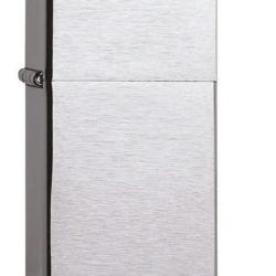 Zippo Slim Brushed Chrome - Briquet coupe-vent chrom&eacute; bross&eacute;