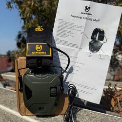 Yehkma E60 Green Ranger - Casque antibruit &eacute;lectronique