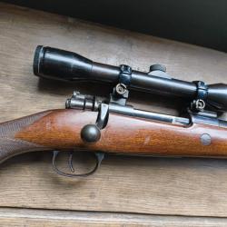 carabine mauser 8x60s avec lunette Teil vintage
