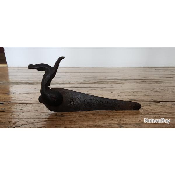 Ancienne platine gauche de fusil � percussion