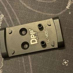 Plaque adaptatrice DPP Titanium GL-MOS-OS - Empreinte RMSc pour Glock MOS