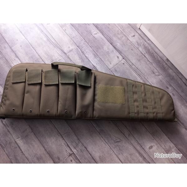 Housse fusil mil tec chargeur poches fourreaux