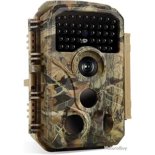 BlazeVideo T306 Cam�ra de chasse 64MP 4K - Temps de d�clenchement de 0,1s PIR 120� Vision Nocturne I