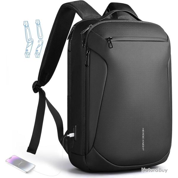 Sac � Dos Ordinateur Portable 15,6 Pouces Imperm�able Sac � Dos Business : Fermeture Verrouillable A