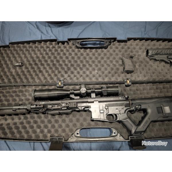 V-AR (AR-15) 14.5" + Vortex Diamondback (4-16x64) + Crosse Hera + silencieux