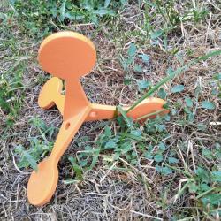 A SAISIR - Cible de sol 3D roulante conception en acier 4mm hauteur 95mm adapt&eacute;e armes air comprim&eacute;