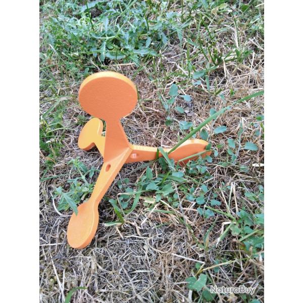 A SAISIR - Cible de sol 3D roulante conception en acier 4mm hauteur 95mm adapt�e armes air comprim�