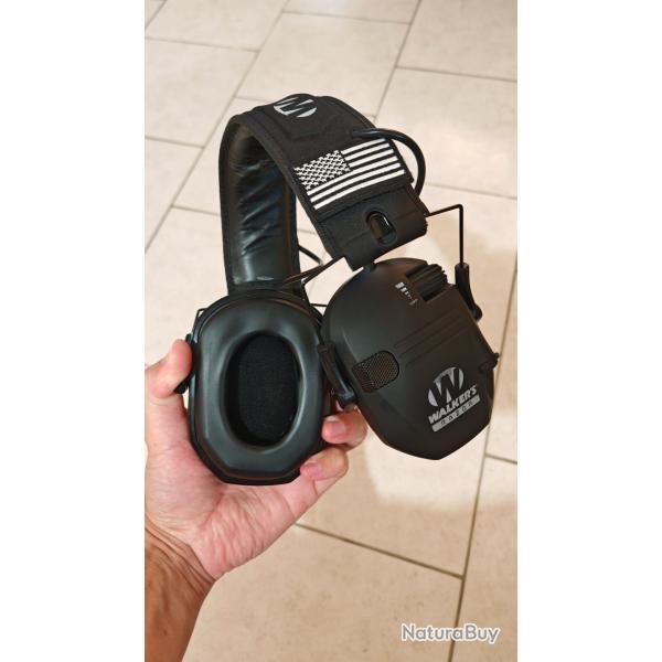 Casque antibruit electronique Walker's Razor Slim Patriot Series
