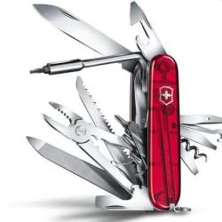 Victorinox Cyber Tool L 1.7775.T - Rouge transparent, 39 fonctions