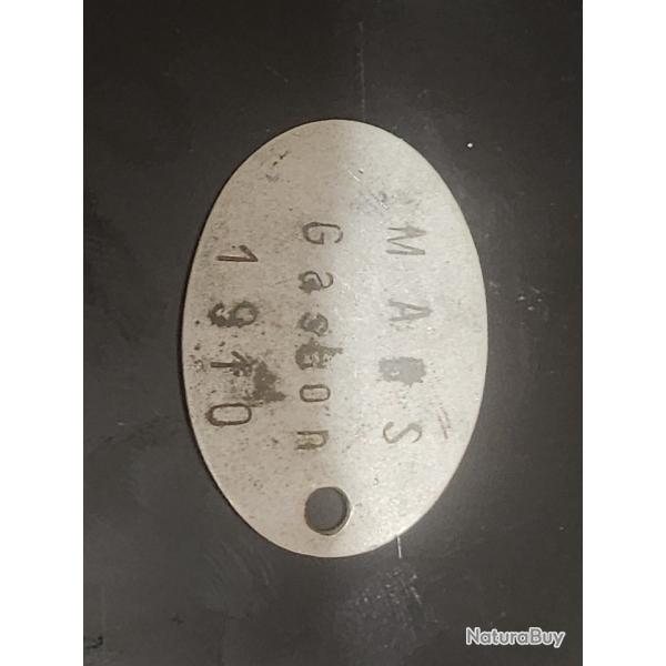 Plaque didentite francaise ww1 premiere guerre mondiale 1418