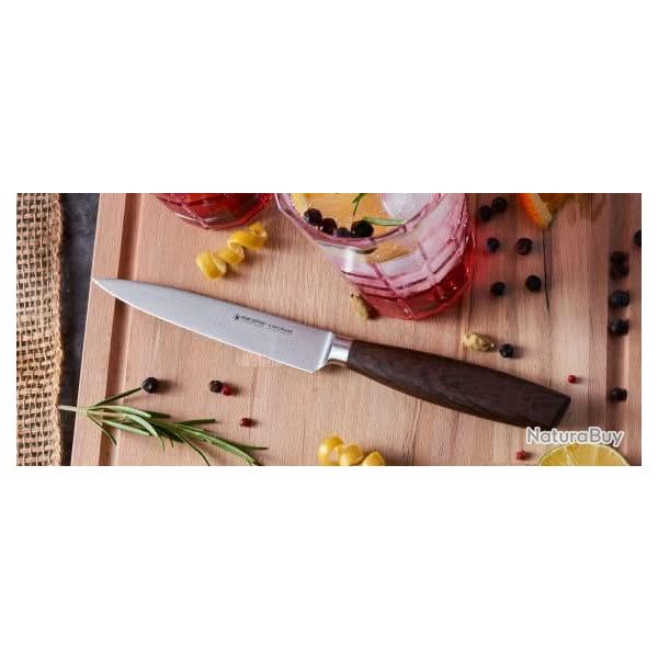 Felix Size S Smoked Oak 981012 GB - Couteau d'office 12 cm