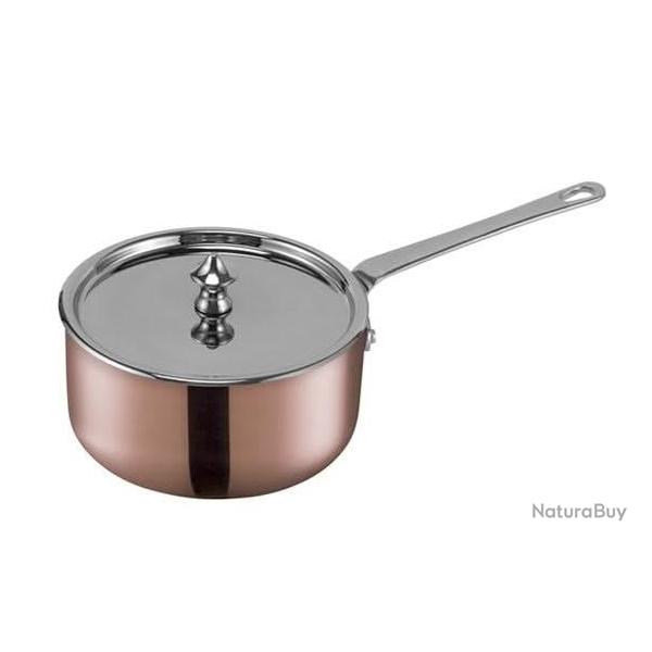 SCANPAN Maitre D' 77231200 - Casserole cuivre 12 cm, 0,6 L avec couvercle