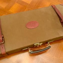 !!! Top Offre !!! Alexandre Mareuil valise cuir toile