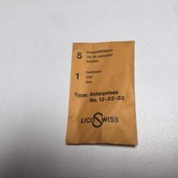 LicoSwiss - Lot de 5 jeux de vis pour couteaux de hachoir n&deg;12, 22 et 32
