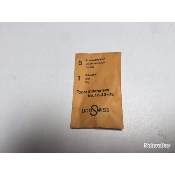 LicoSwiss - Lot de 5 jeux de vis pour couteaux de hachoir n�12, 22 et 32