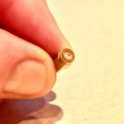 Cartouche 4,25 Liliput  percut&eacute;e ( non utilisable)
