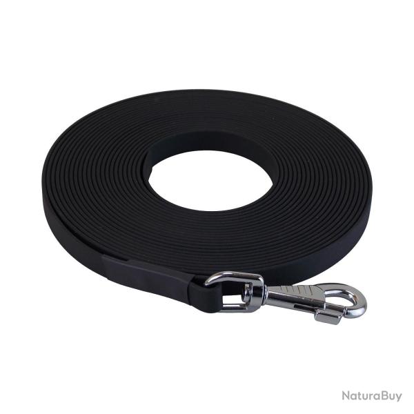 longe biothane beta plate 16 mm noir 2 m SANS poign�e