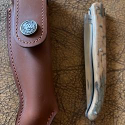 Beau laguiole d artisan ivoire de mammouth 13 cm