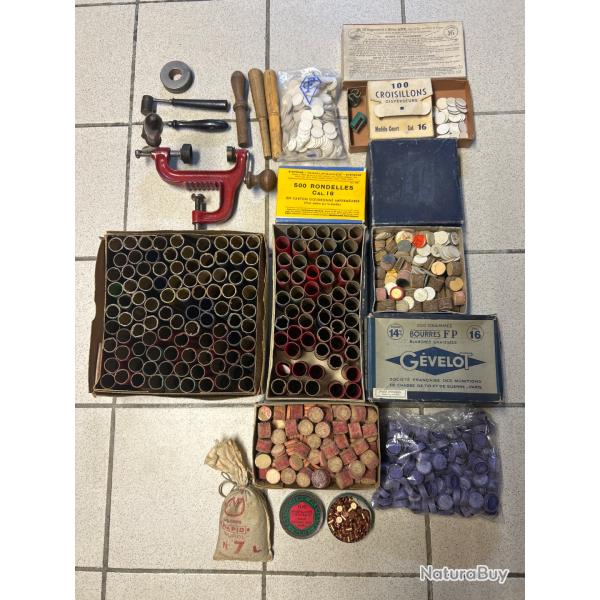 Lot rechargement, calibre 16