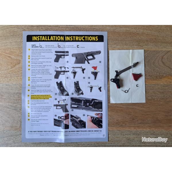 D�tente Timney Alpha Trigger Glock Gen 5 - 3 lbs
